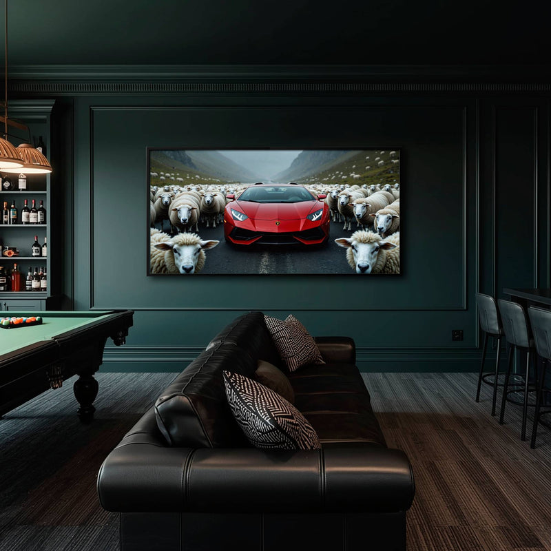 Lamborghini Aventador Wall Art | Supercar Garage Decor Cars