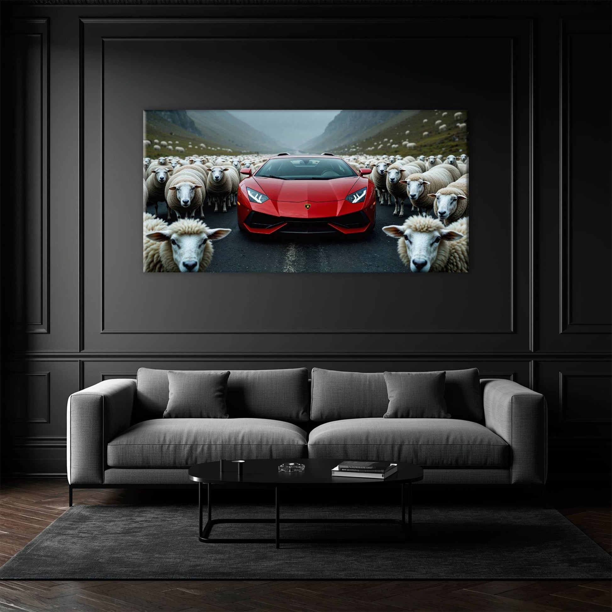 Lamborghini Aventador Wall Art | Supercar Garage Decor Cars