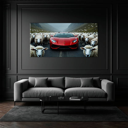 Lamborghini Aventador Wall Art | Supercar Garage Decor Cars