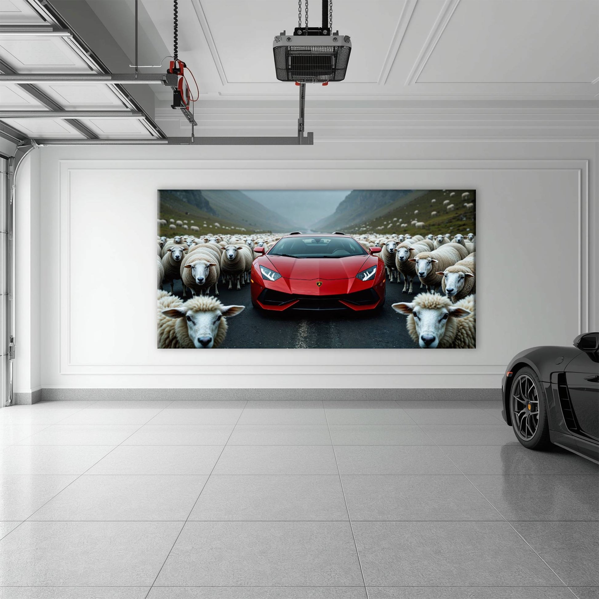 Lamborghini Aventador Wall Art | Supercar Garage Decor Cars