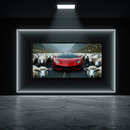 Lamborghini Aventador Wall Art | Supercar Garage Decor Cars