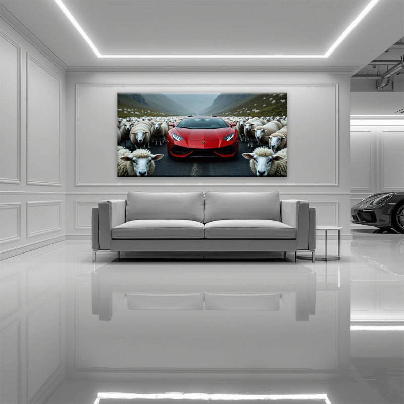 Lamborghini Aventador Wall Art | Supercar Garage Decor Cars