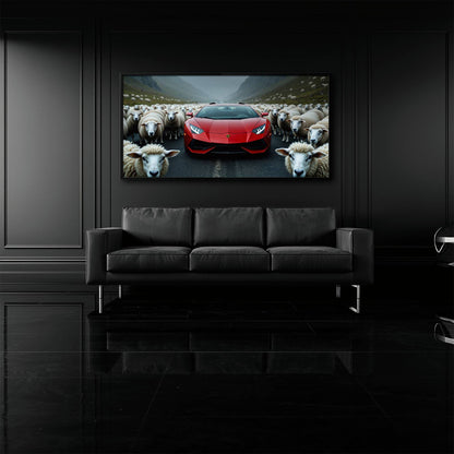 Lamborghini Aventador Wall Art | Supercar Garage Decor Cars