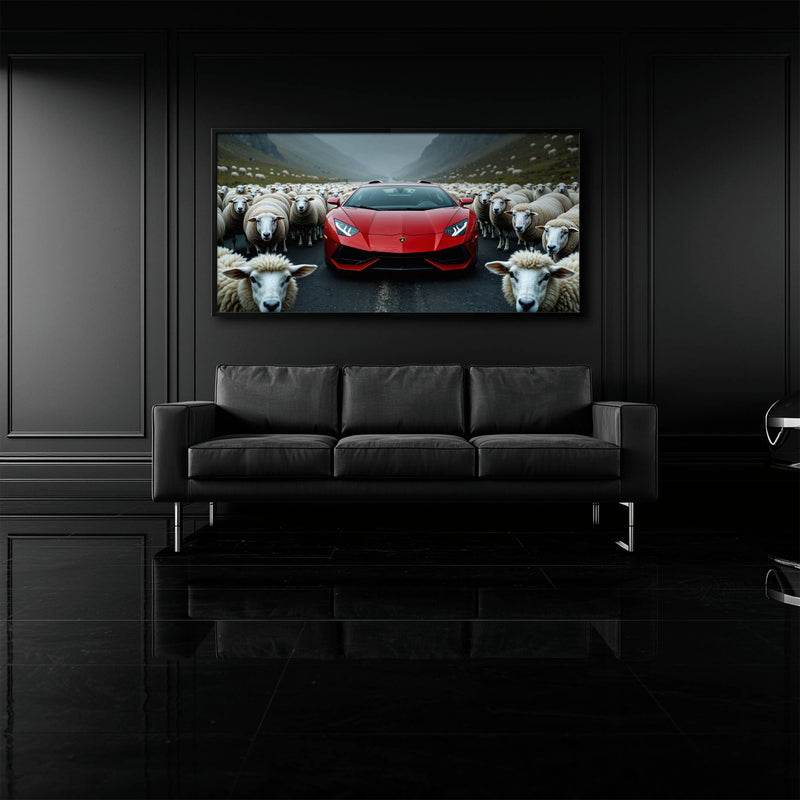Lamborghini Aventador Wall Art | Supercar Garage Decor Cars