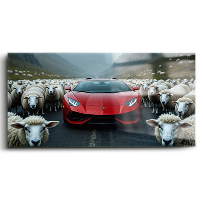 Lamborghini Aventador Wall Art | Supercar Garage Decor Cars