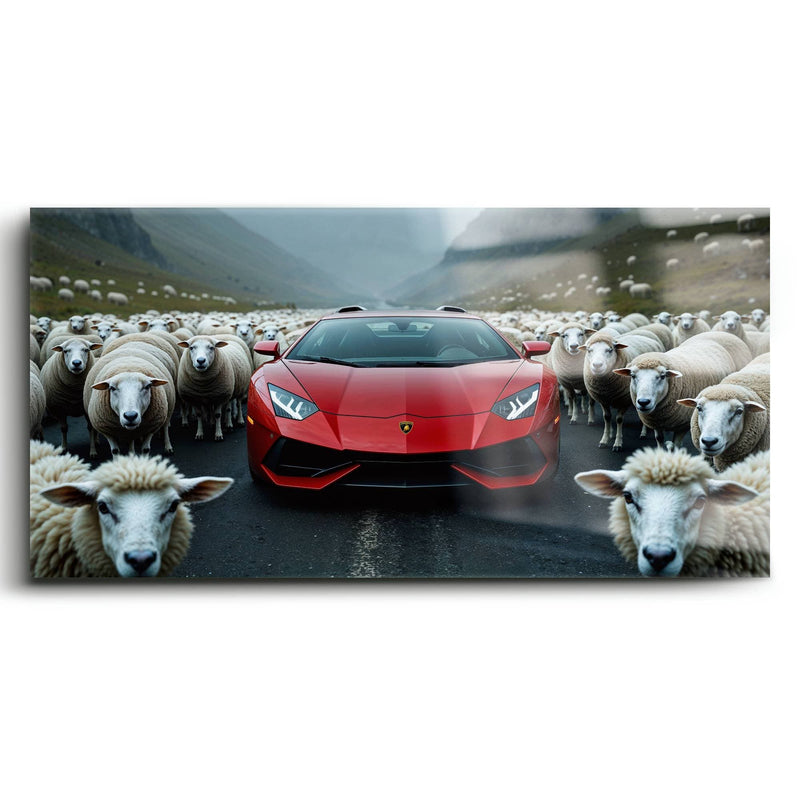 Lamborghini Aventador Wall Art | Supercar Garage Decor Cars