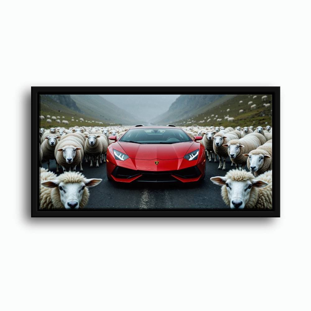 Lamborghini Aventador Wall Art | Supercar Garage Decor Cars