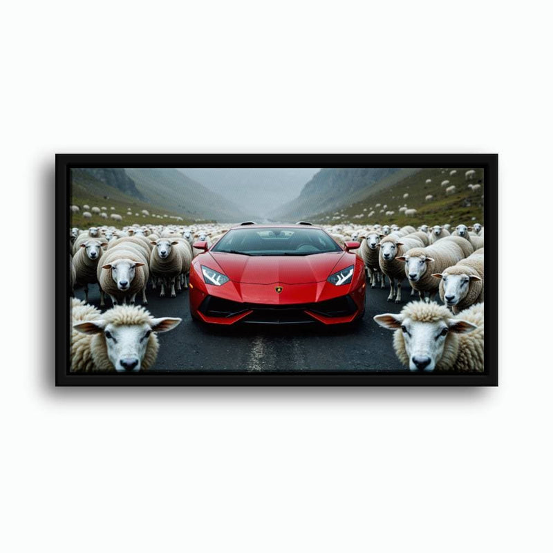 Lamborghini Aventador Wall Art | Supercar Garage Decor Cars