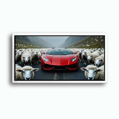 Lamborghini Aventador Wall Art | Supercar Garage Decor Cars
