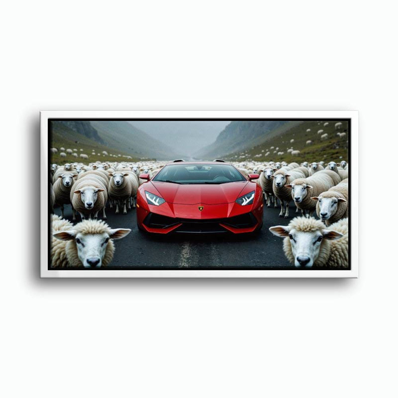 Lamborghini Aventador Wall Art | Supercar Garage Decor Cars