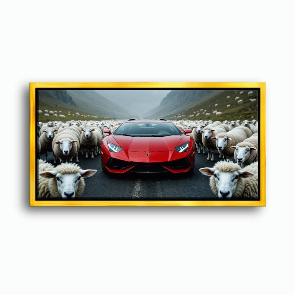Lamborghini Aventador Wall Art | Supercar Garage Decor Cars