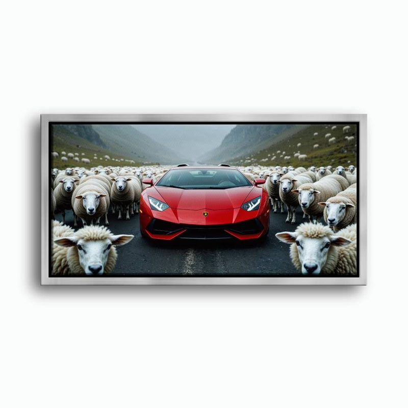 Lamborghini Aventador Wall Art | Supercar Garage Decor Cars