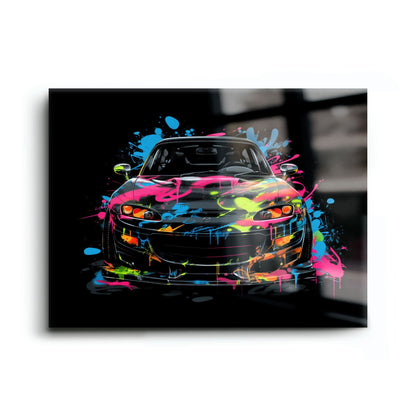 Mazda RX-7 Pop Art Wall Art –Sports Car Canvas Print Cars