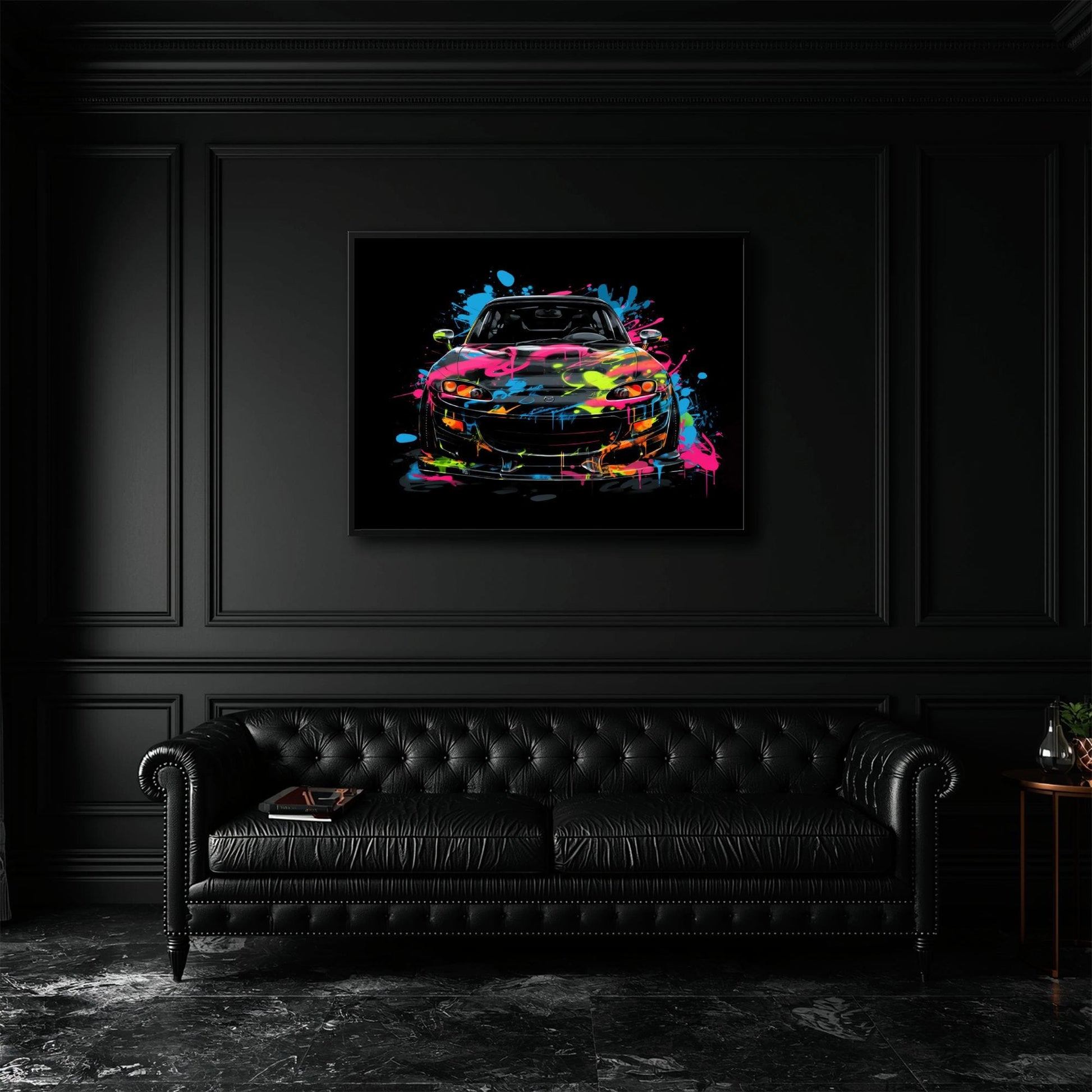 Mazda RX-7 Pop Art Wall Art –Sports Car Canvas Print Cars