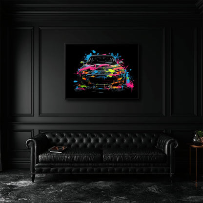 Mazda RX-7 Pop Art Wall Art –Sports Car Canvas Print Cars