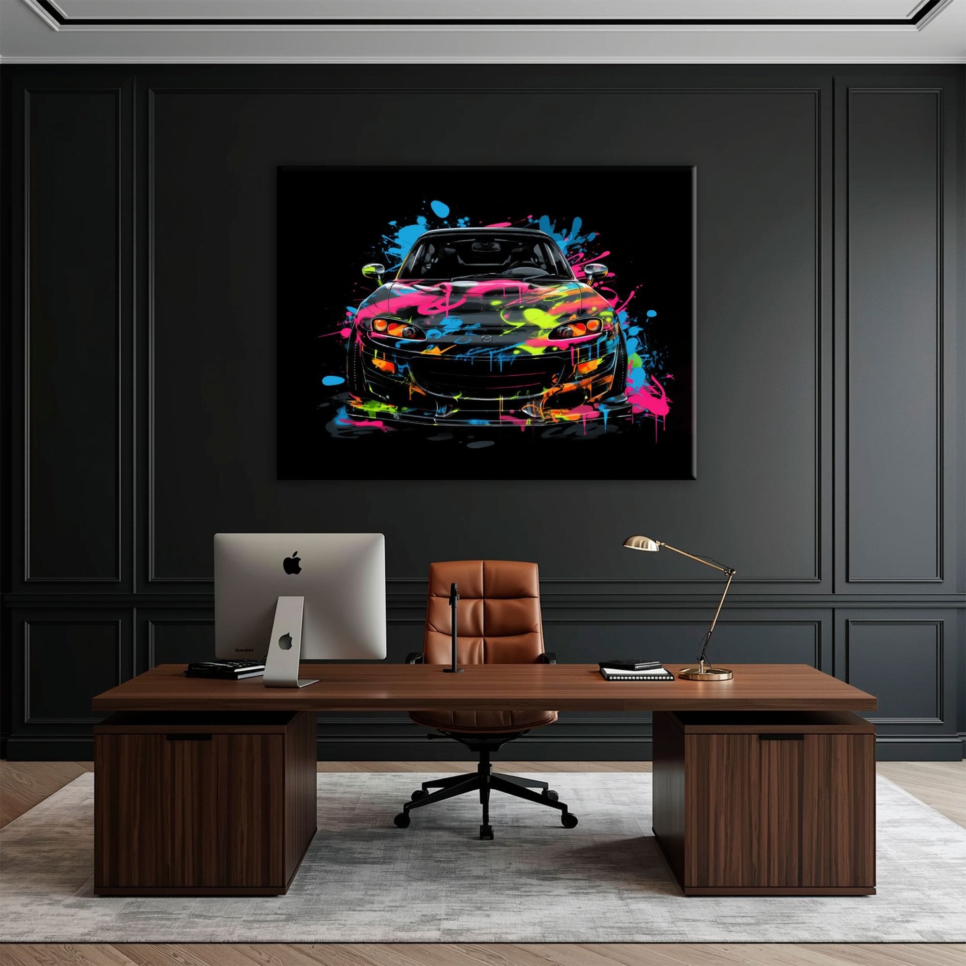 Mazda RX-7 Pop Art Wall Art –Sports Car Canvas Print Cars