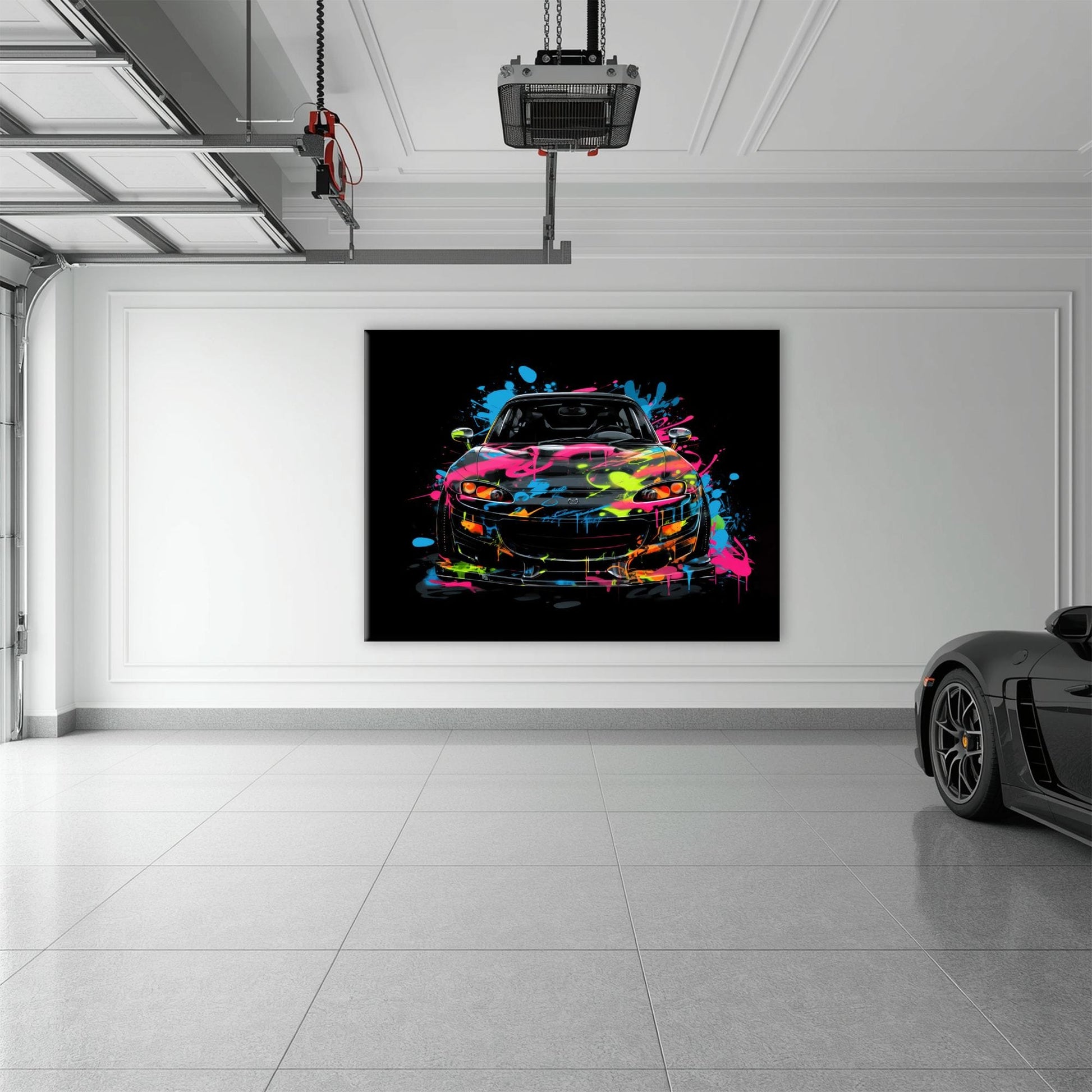 Mazda RX-7 Pop Art Wall Art –Sports Car Canvas Print Cars