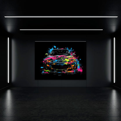 Mazda RX-7 Pop Art Wall Art –Sports Car Canvas Print Cars