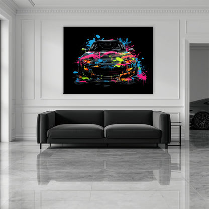 Mazda RX-7 Pop Art Wall Art –Sports Car Canvas Print Cars