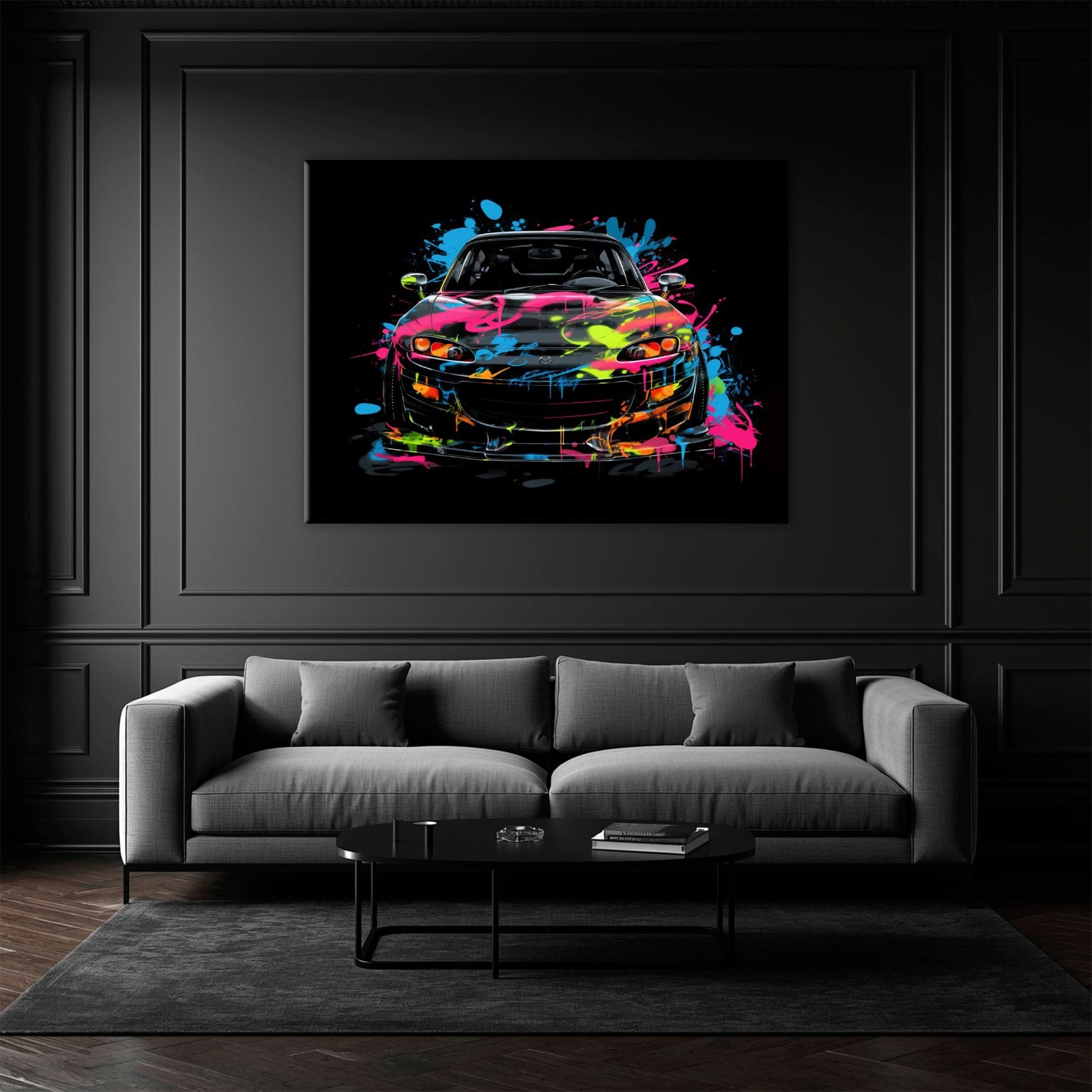 Mazda RX-7 Pop Art Wall Art –Sports Car Canvas Print Cars