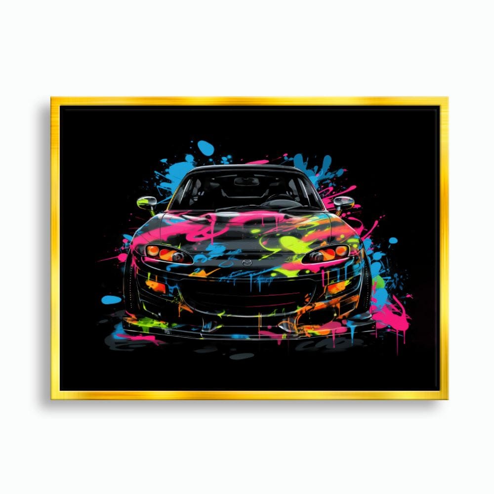 Mazda RX-7 Pop Art Wall Art –Sports Car Canvas Print Cars