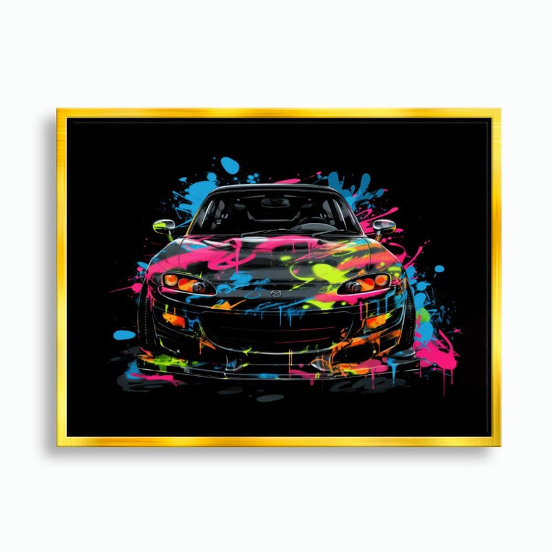 Mazda RX-7 Pop Art Wall Art –Sports Car Canvas Print Cars