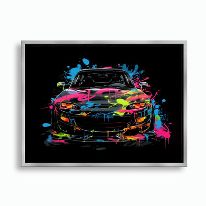Mazda RX-7 Pop Art Wall Art –Sports Car Canvas Print Cars