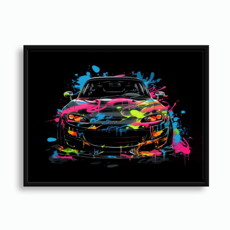 Mazda RX-7 Pop Art Wall Art –Sports Car Canvas Print Cars