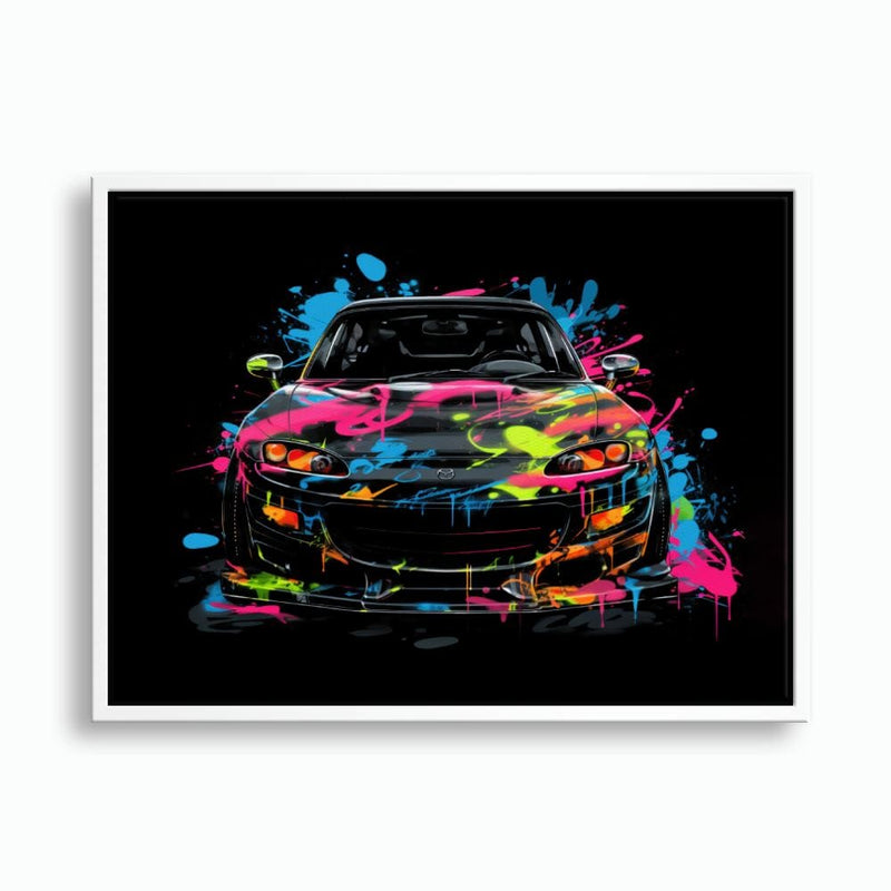Mazda RX-7 Pop Art Wall Art –Sports Car Canvas Print Cars