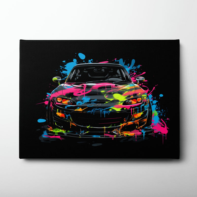 Mazda RX-7 Pop Art Wall Art –Sports Car Canvas Print Cars