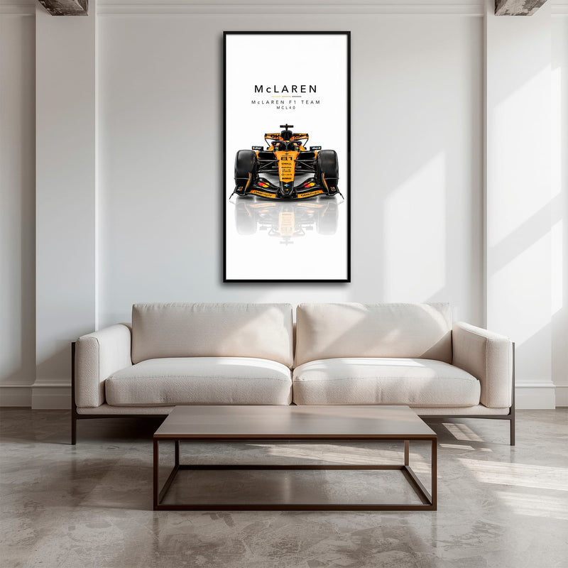 McLaren F1 Team MCL40 Wall Art | Formula 1 Decor Cars