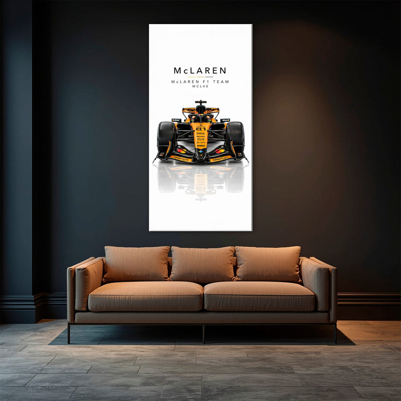 McLaren F1 Team MCL40 Wall Art | Formula 1 Decor Cars