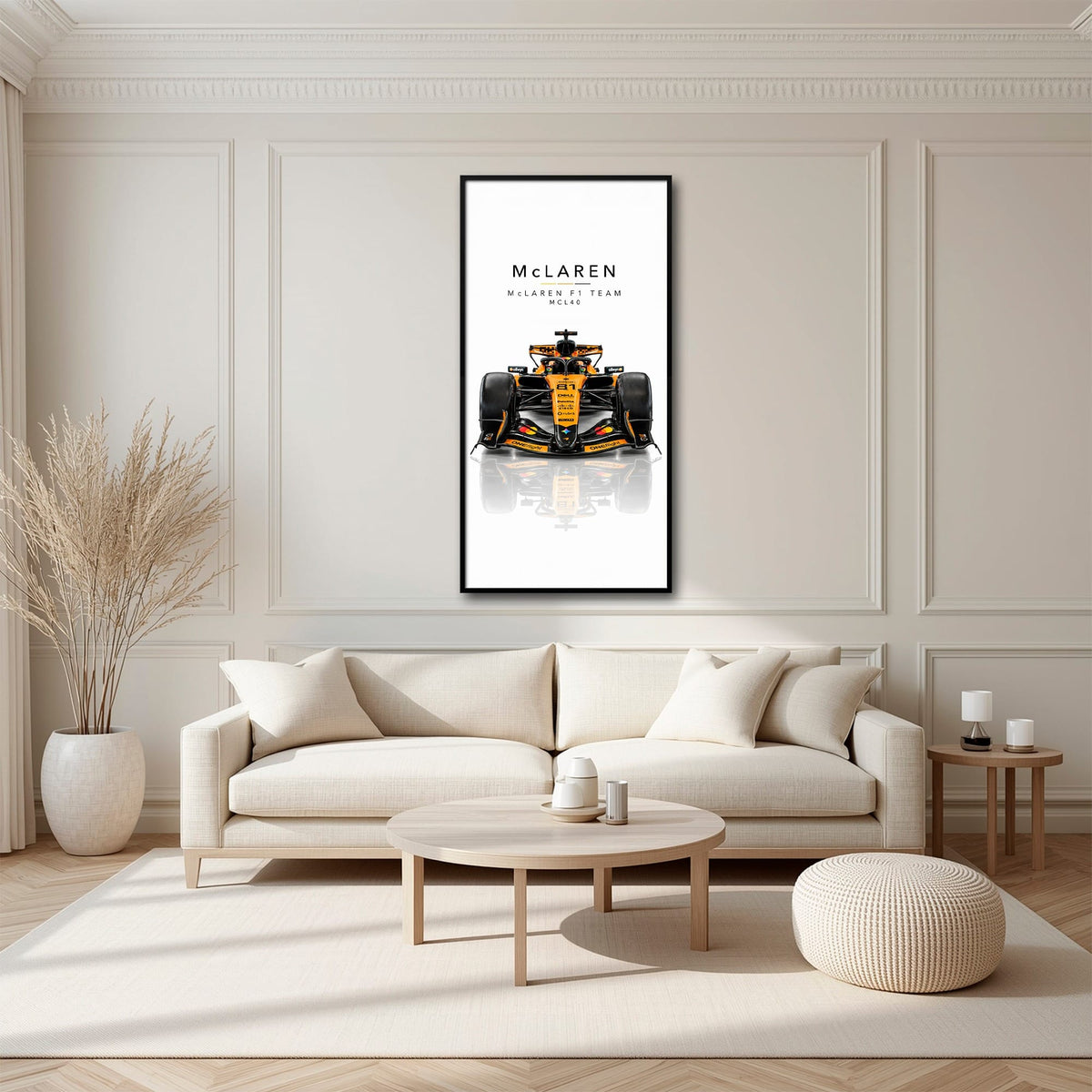 McLaren F1 Team MCL40 Wall Art | Formula 1 Decor Cars