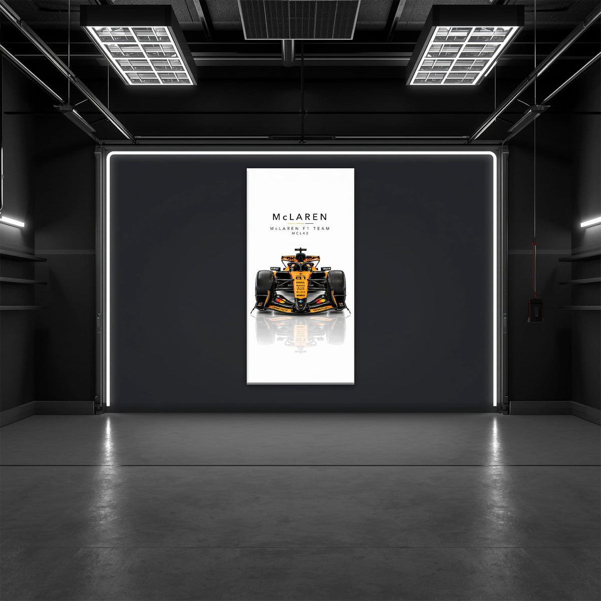 McLaren F1 Team MCL40 Wall Art | Formula 1 Decor Cars
