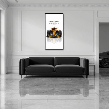 McLaren F1 Team MCL40 Wall Art | Formula 1 Decor Cars
