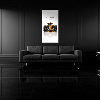McLaren F1 Team MCL40 Wall Art | Formula 1 Decor Cars