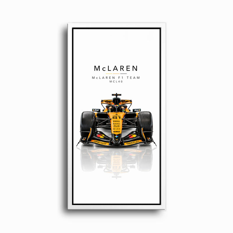 McLaren F1 Team MCL40 Wall Art | Formula 1 Decor Cars