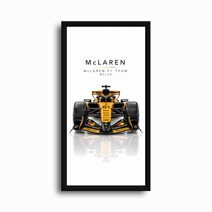 McLaren F1 Team MCL40 Wall Art | Formula 1 Decor Cars