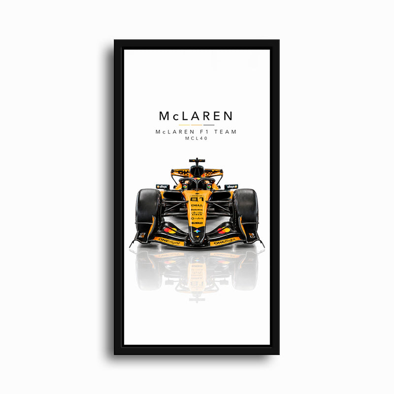 McLaren F1 Team MCL40 Wall Art | Formula 1 Decor Cars