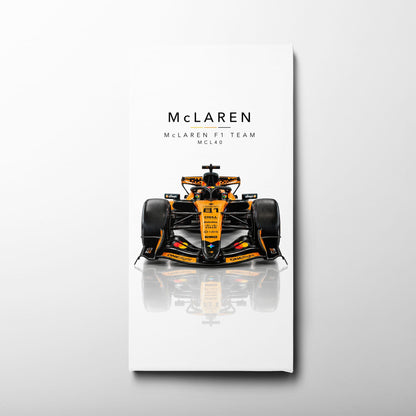 McLaren F1 Team MCL40 Wall Art | Formula 1 Decor Cars