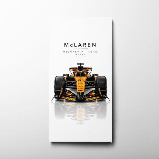 McLaren F1 Team MCL40 Wall Art | Formula 1 Decor Cars