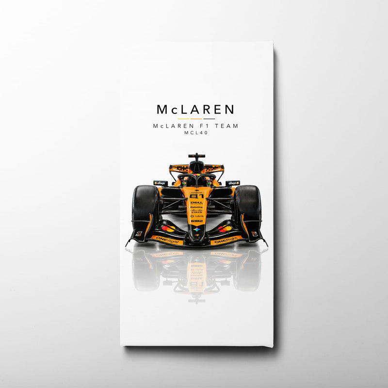 McLaren F1 Team MCL40 Wall Art | Formula 1 Decor Cars