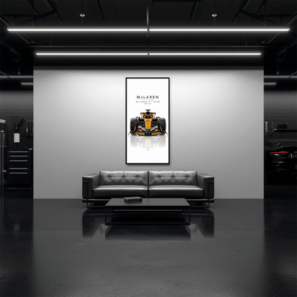 McLaren F1 Team MCL40 Wall Art | Formula 1 Decor Cars