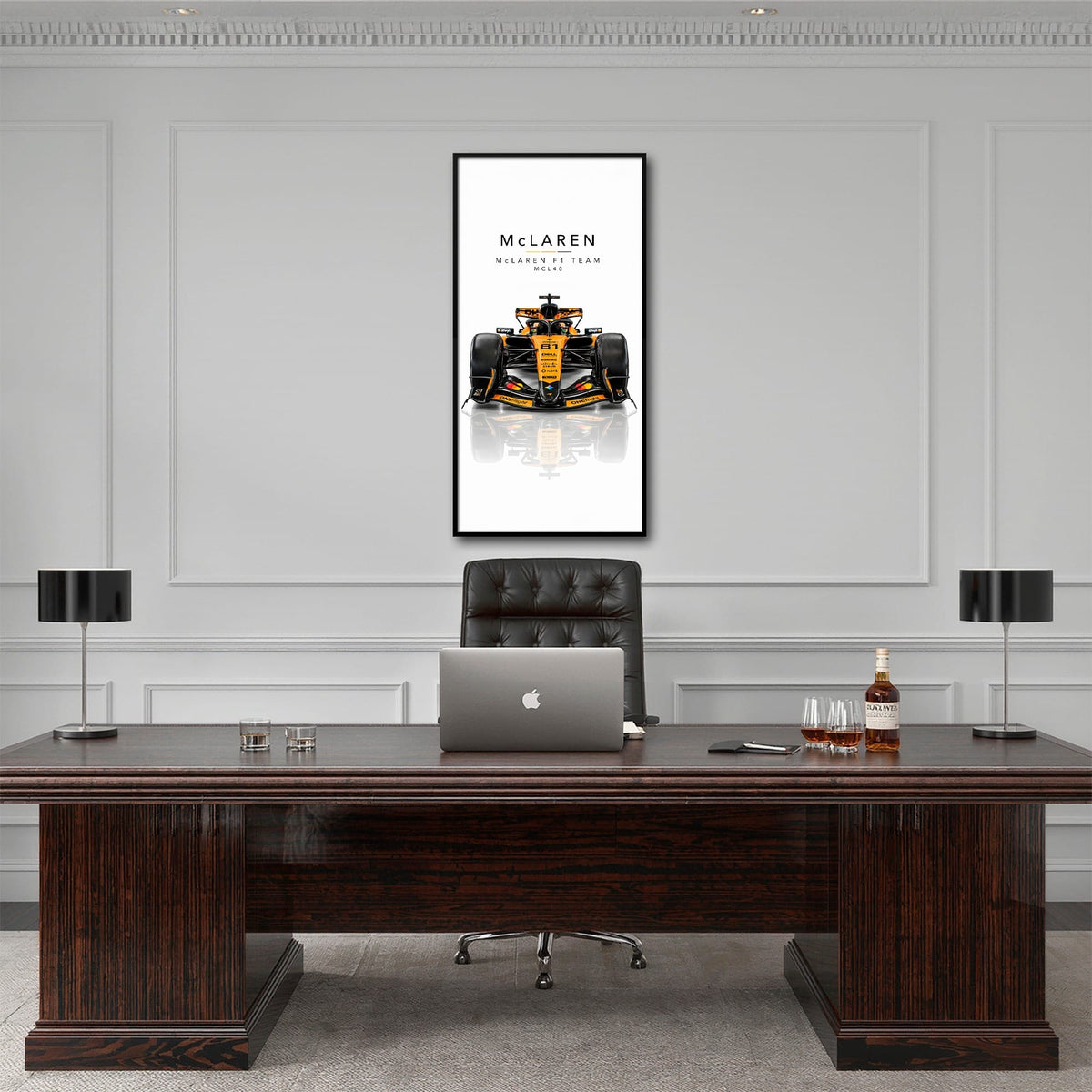 McLaren F1 Team MCL40 Wall Art | Formula 1 Decor Cars