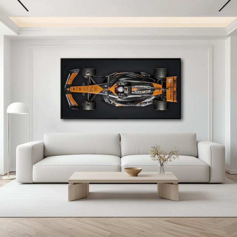 McLaren MCL38 F1 Canvas Wall Art Print | Formula One Decor Cars