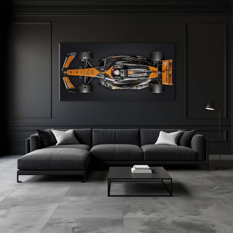 McLaren MCL38 F1 Canvas Wall Art Print | Formula One Decor Cars