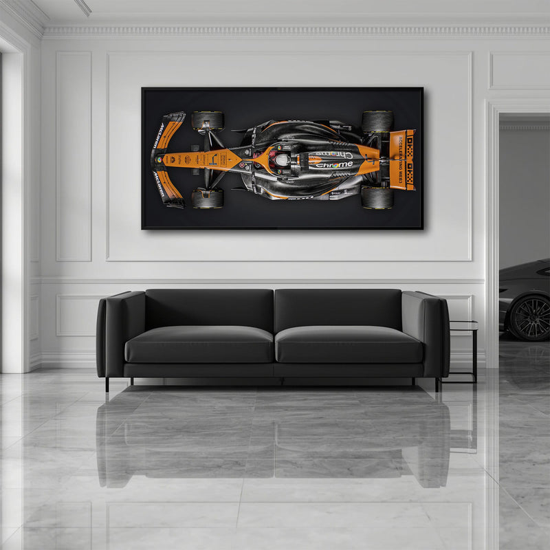McLaren MCL38 F1 Canvas Wall Art Print | Formula One Decor Cars