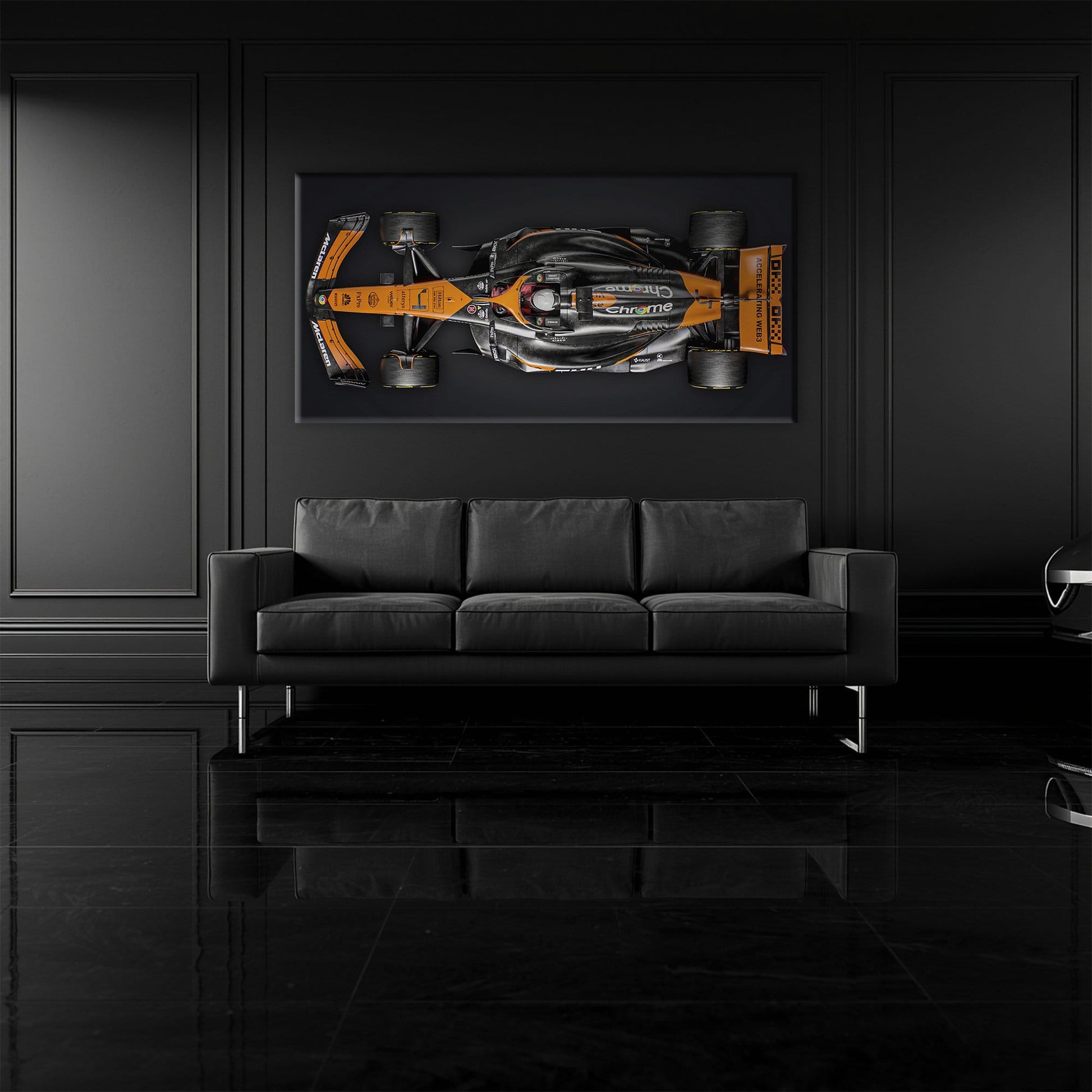McLaren MCL38 F1 Canvas Wall Art Print | Formula One Decor Cars