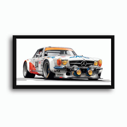 Mercedes-Benz 300 SL Gullwing Wall Art | Vintage Car Decor Cars