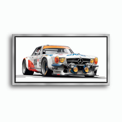 Mercedes-Benz 300 SL Gullwing Wall Art | Vintage Car Decor Cars